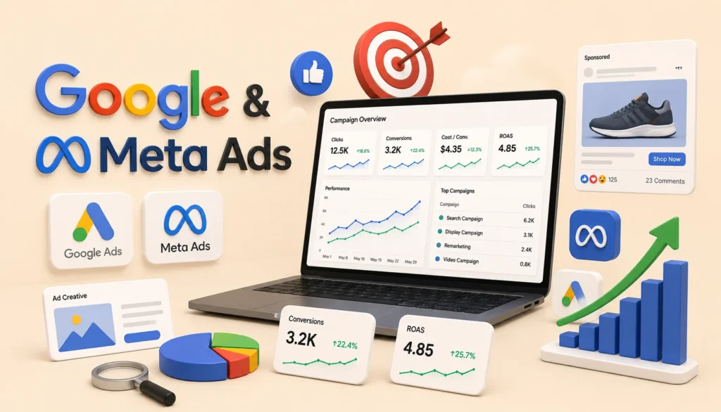 Google & Meta Ads​ expert in pakistan